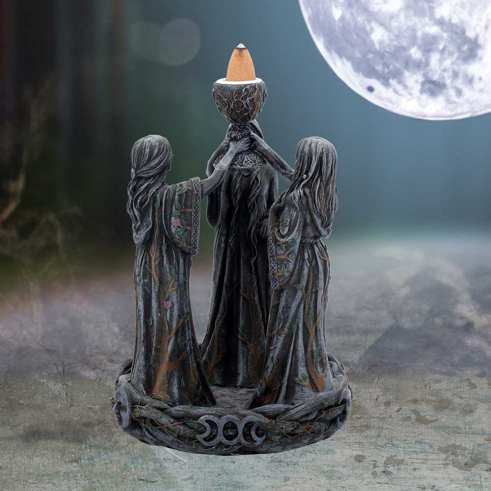 Mother Maiden & Crone Backflow Incense Burner