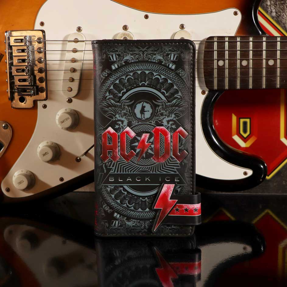 AC/DC Black Ice Embossed Purse