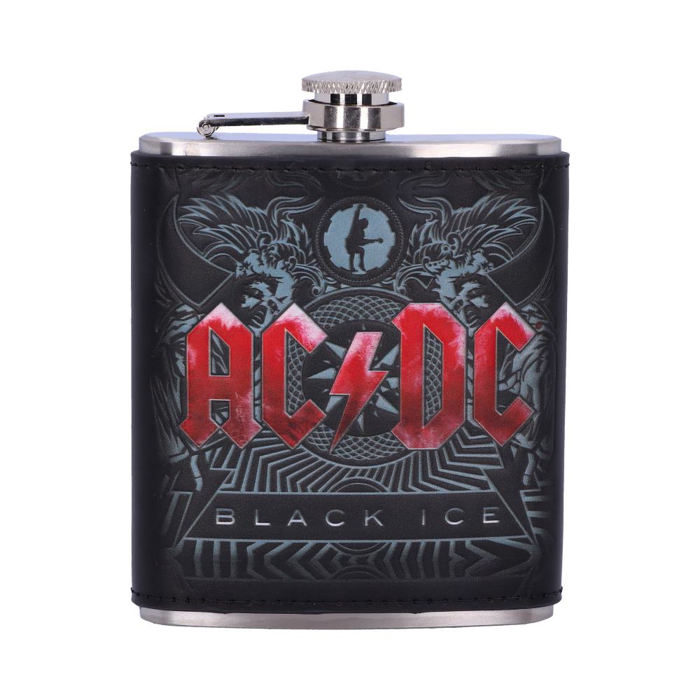 AC/DC Black Ice Hip Flask