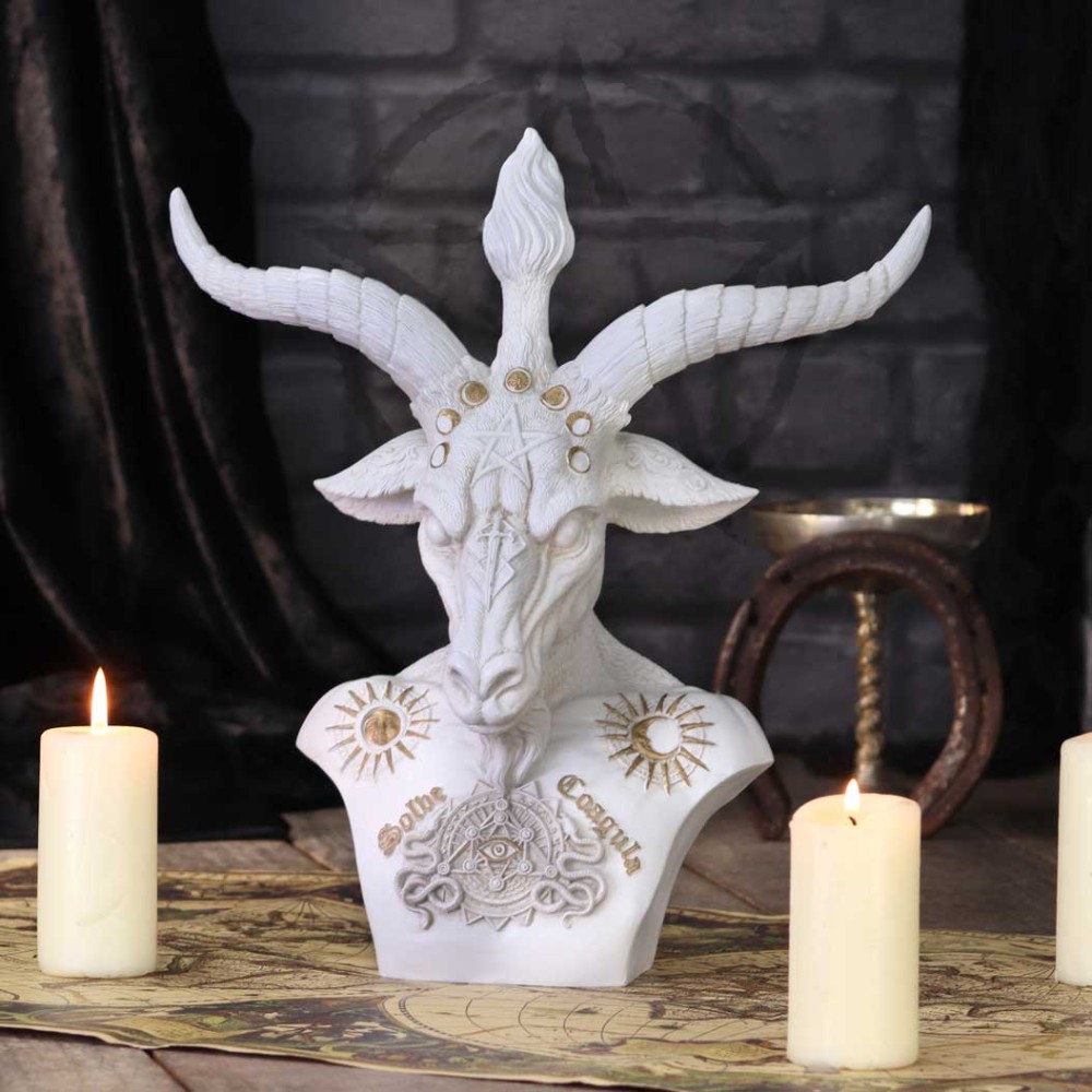 Baphomet Bust (White)