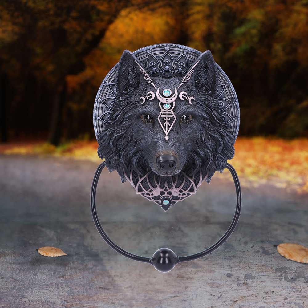 Wolf Moon Door Knocker