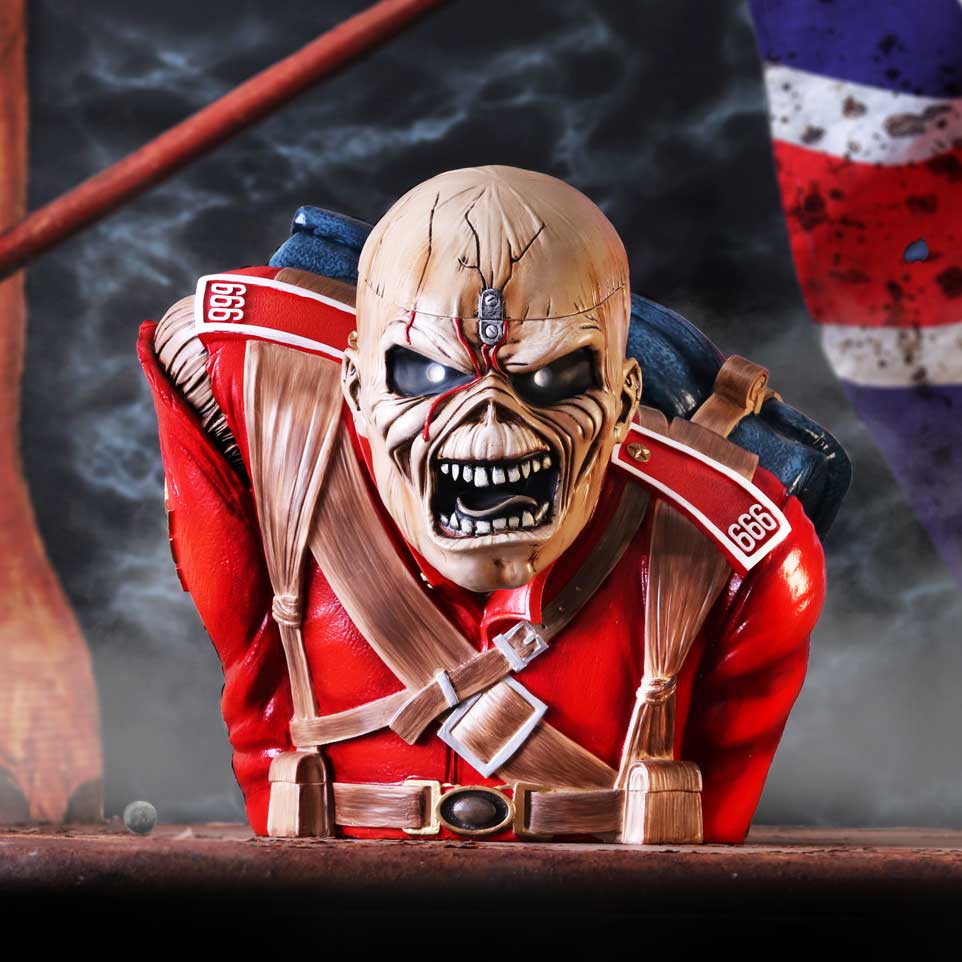 Iron Maiden The Trooper Bust Box