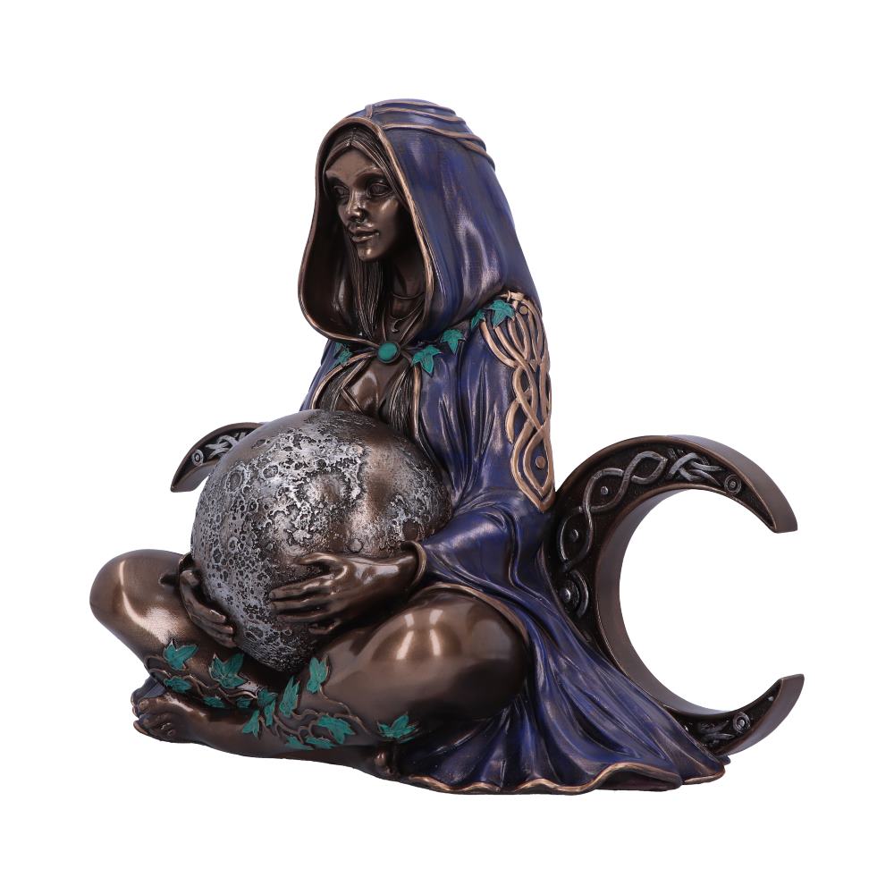 Triple Moon Goddess Art Statue