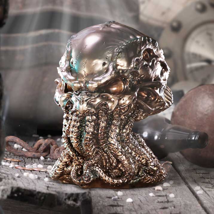 Cthulhu Skull Bronze (JR)