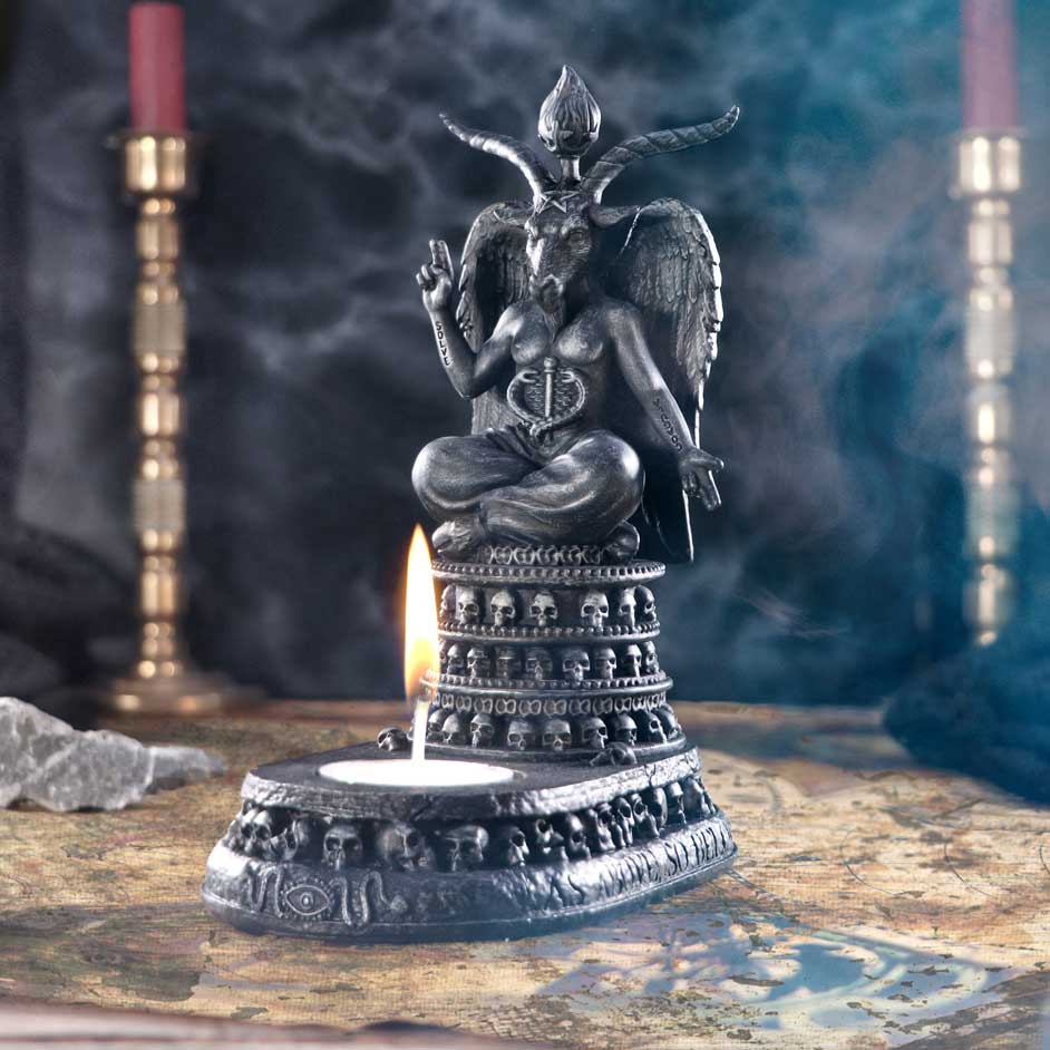 Baphomet's Devotion Tea Light Holder