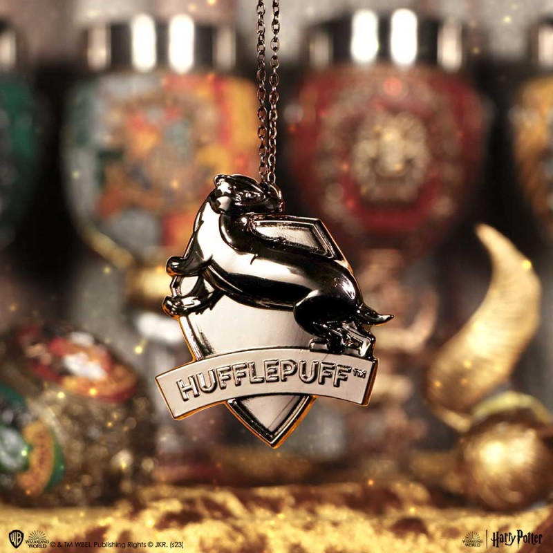 Harry Potter Hufflepuff (Silver) Hanging Ornament