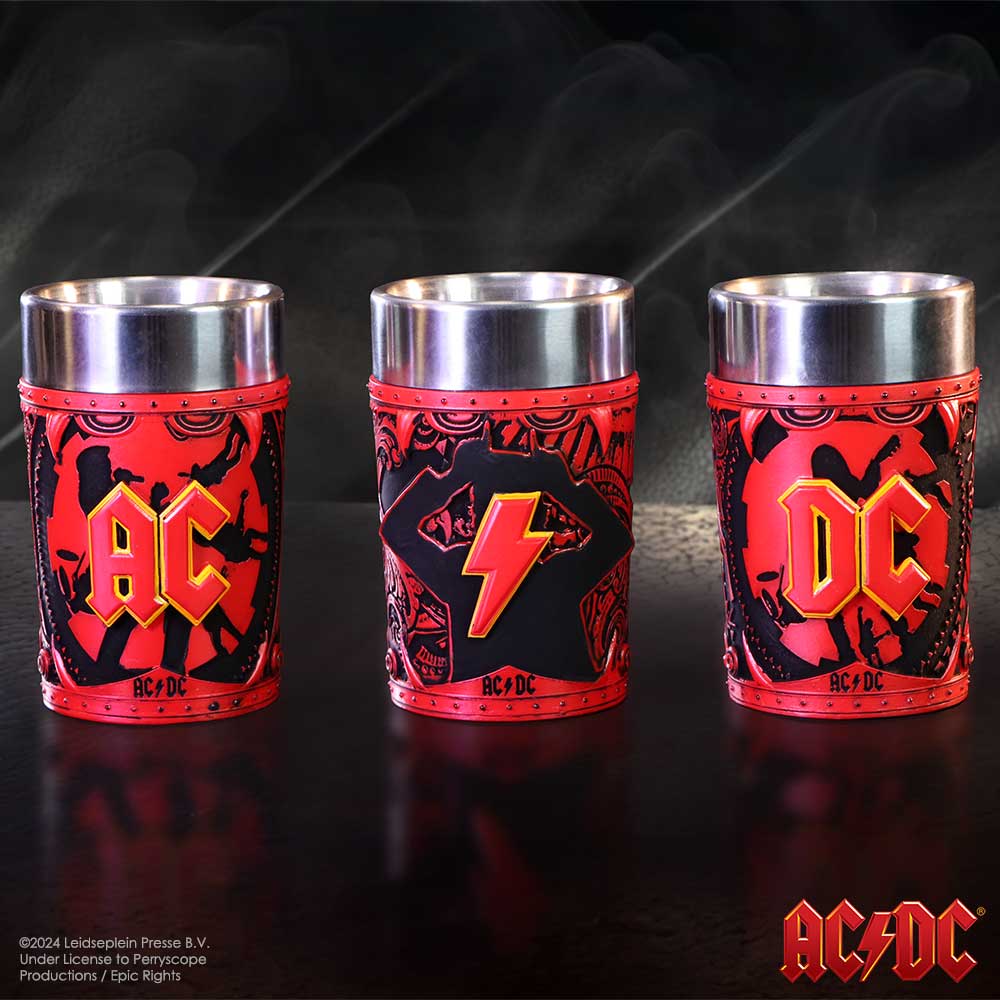 AC/DC Logo Shot Glass Set (Set of 3)