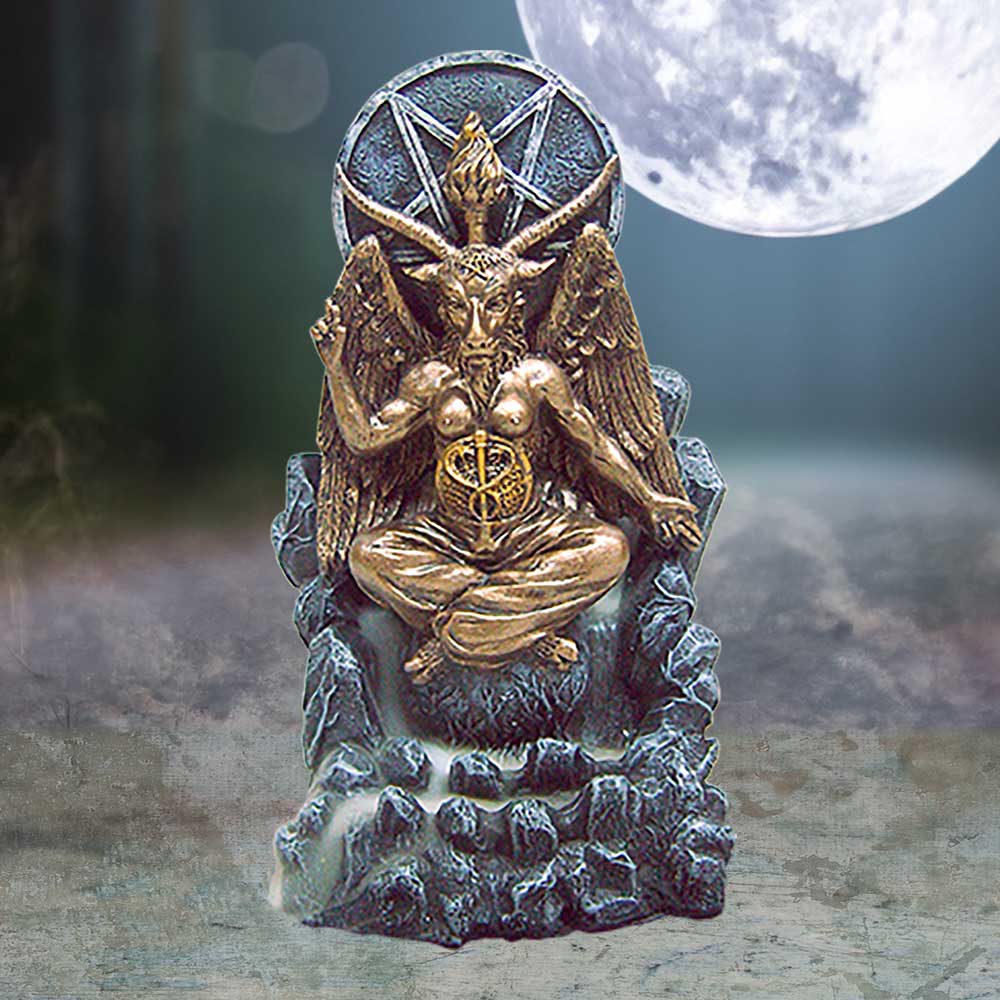 Baphomet Backflow Incense Burner