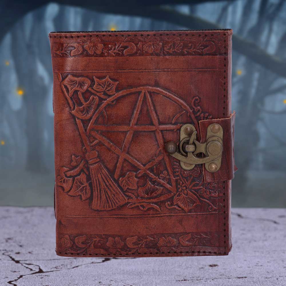 Pentagram Leather Emboss Journal+Lock(SIW)