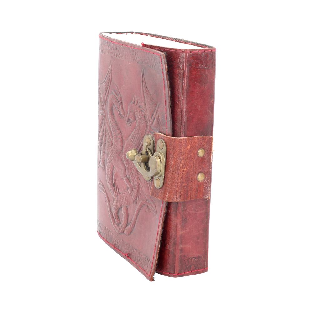 Double Dragon Leather Embossed Journal & Lock