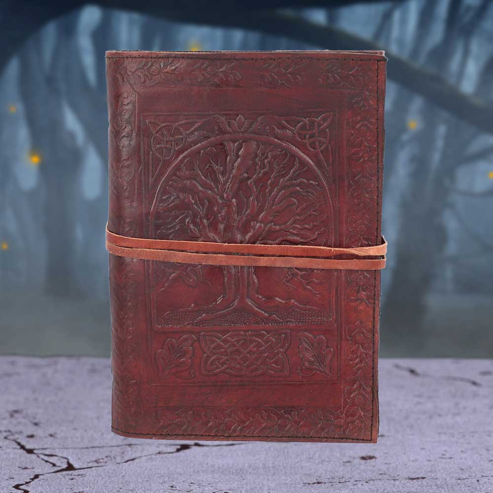 Tree Of Life Leather Embossed Journal