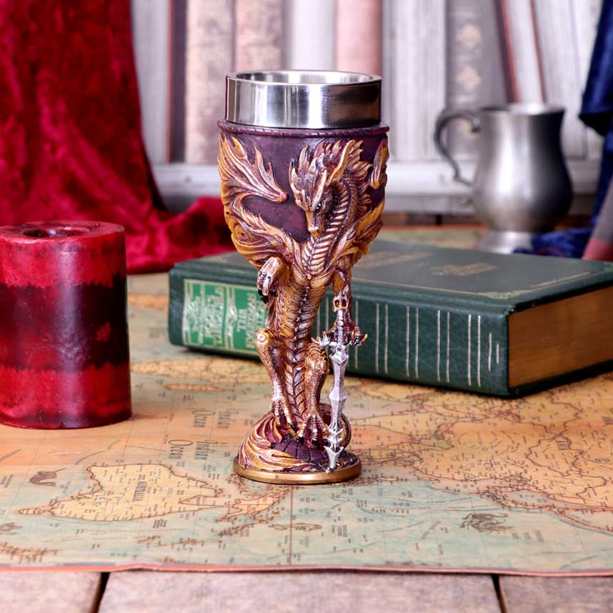 Flame Blade Goblet by Ruth Thompson