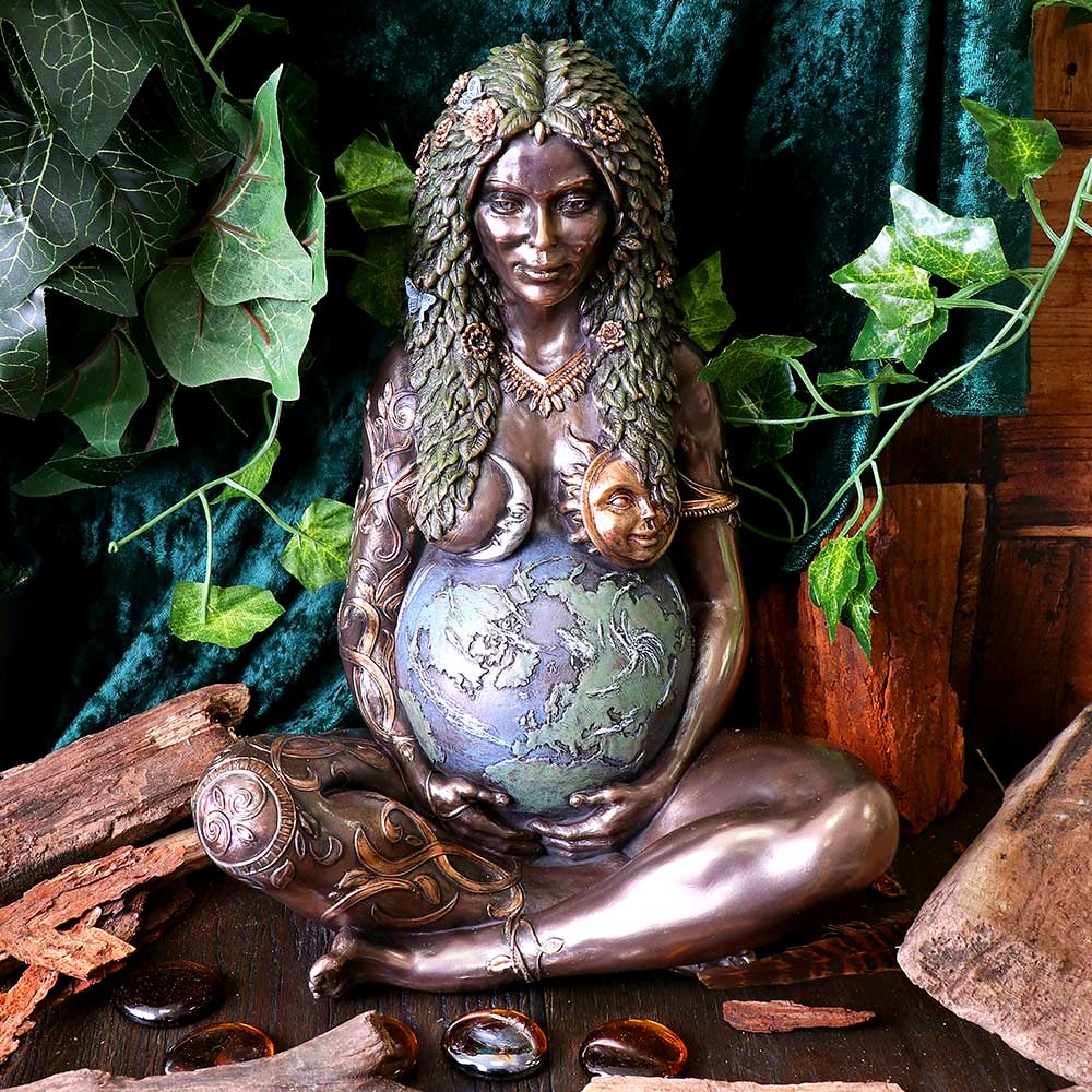 Mother Earth Art Statue