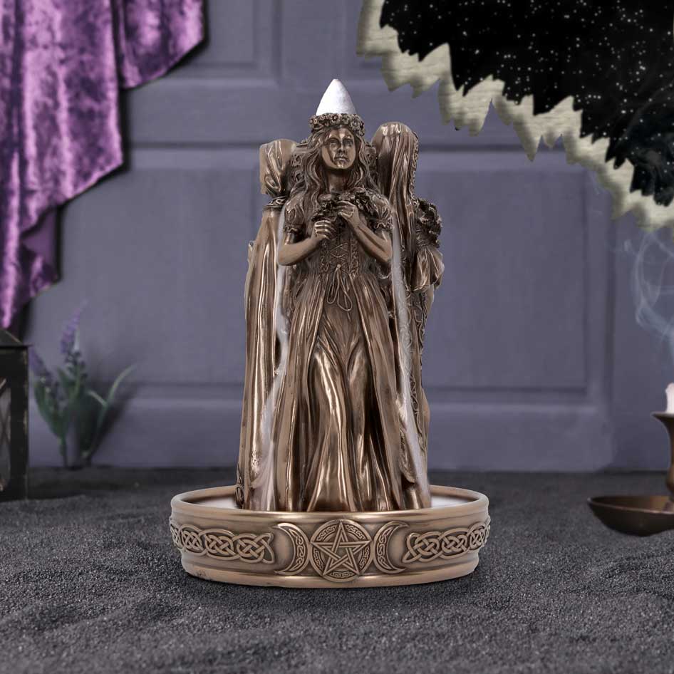 Triple Goddess Backflow Incense Burner