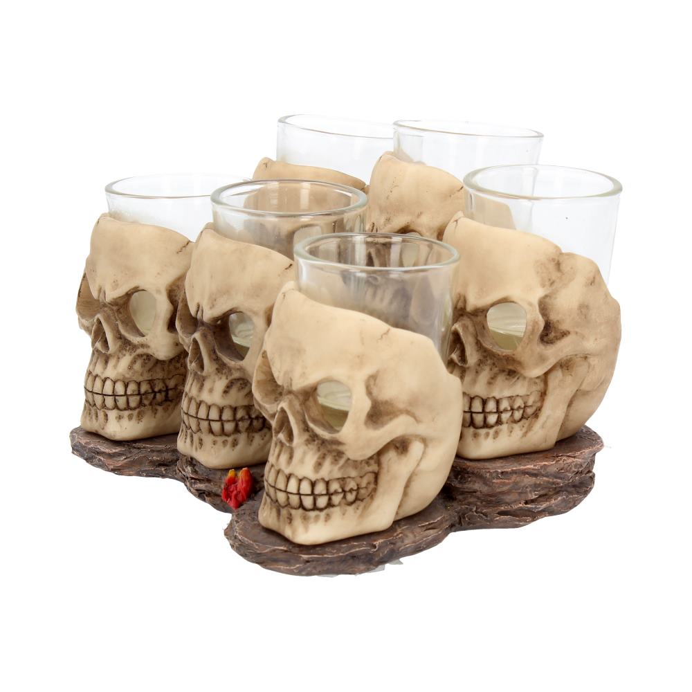 Six Shooter Skulls (Set of 6)