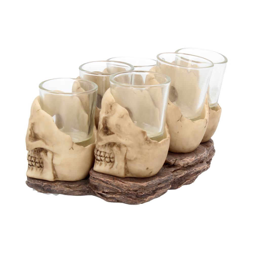 Six Shooter Skulls (Set of 6)