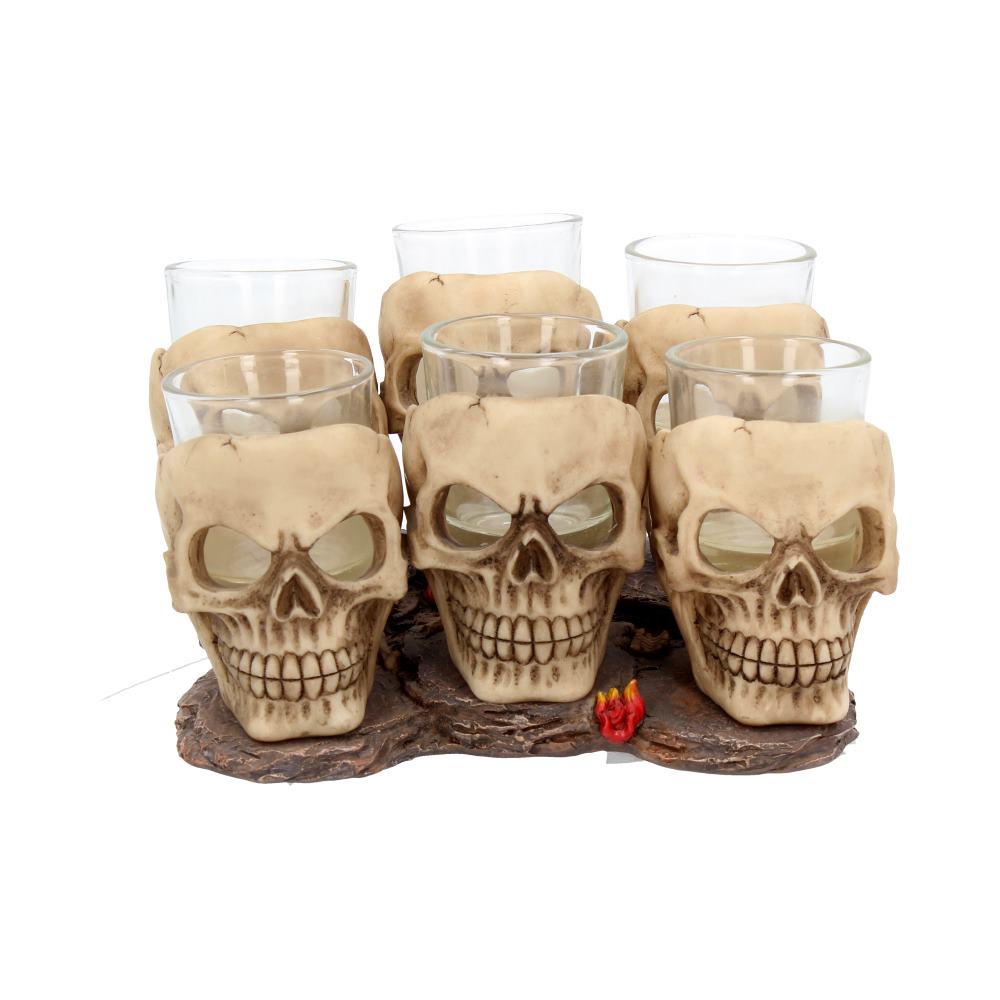 Six Shooter Skulls (Set of 6)